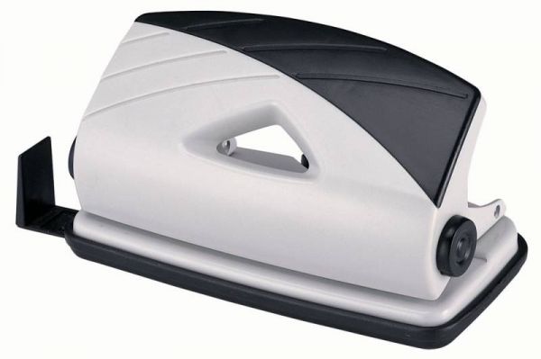 Дырокол KW-trio 90Q0 BIAS Mini до 10 листов метал. база пласт. рукоять c мягкой вставкой линейка