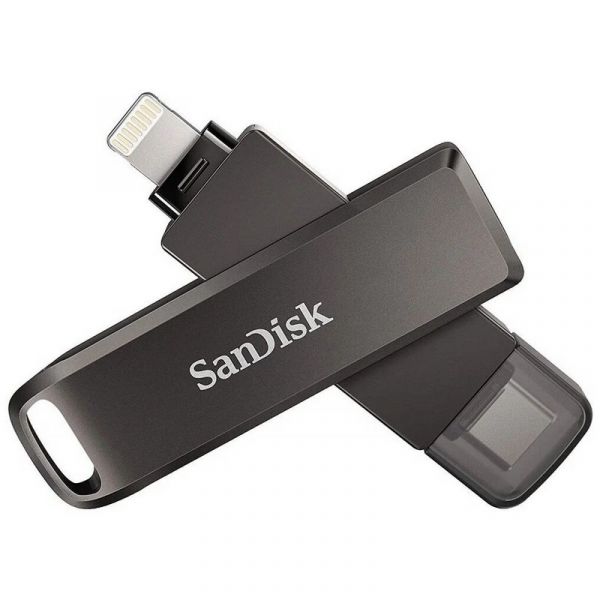 Флешка Sandisk iXpand Luxe 128Гб черный