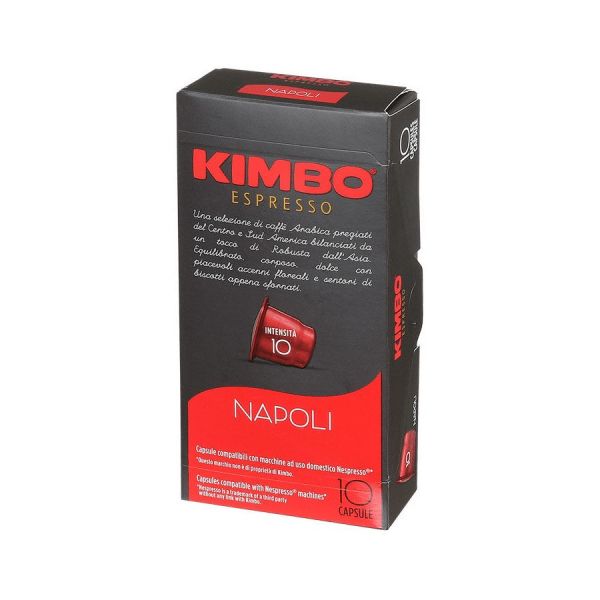 Кофе в капсулах KIMBO NC Napoli Nespresso Original крепость 10 10 шт. [014494]