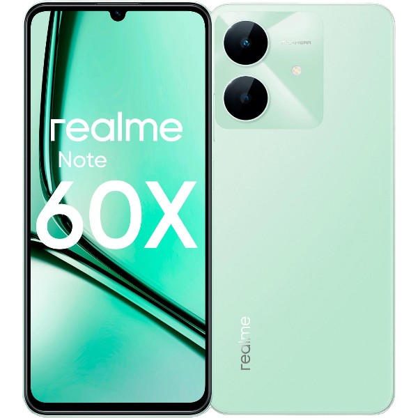 Мобильный телефон Realme Note 60х 2024 Android 14 4/128 Гб зеленый
